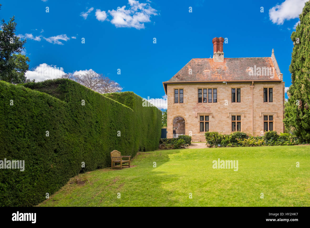 Adelaide, Australien - 23. Oktober 2016: Carrick Hill Estate befindet sich am Fuße des den Adelaide Hills. Es ist ein historisches Hotel zugänglich für publ Stockfoto