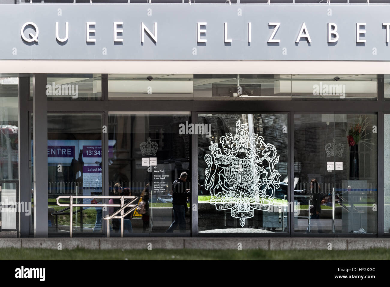 Queen Elizabeth II Conference Centre, Westminster, London, England. Stockfoto