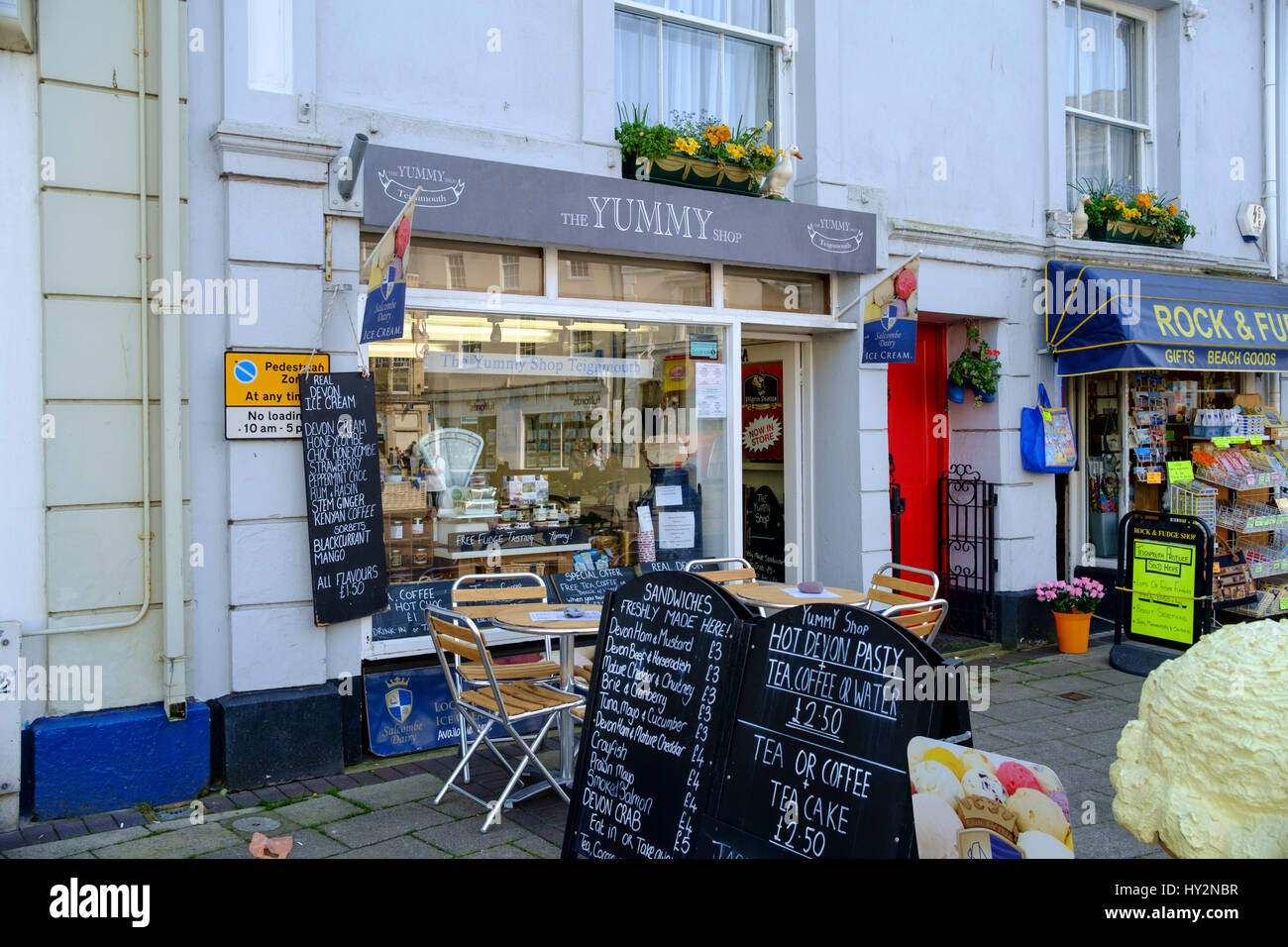 Teignmouth einer Küstenstadt in Devon England UK Stockfoto