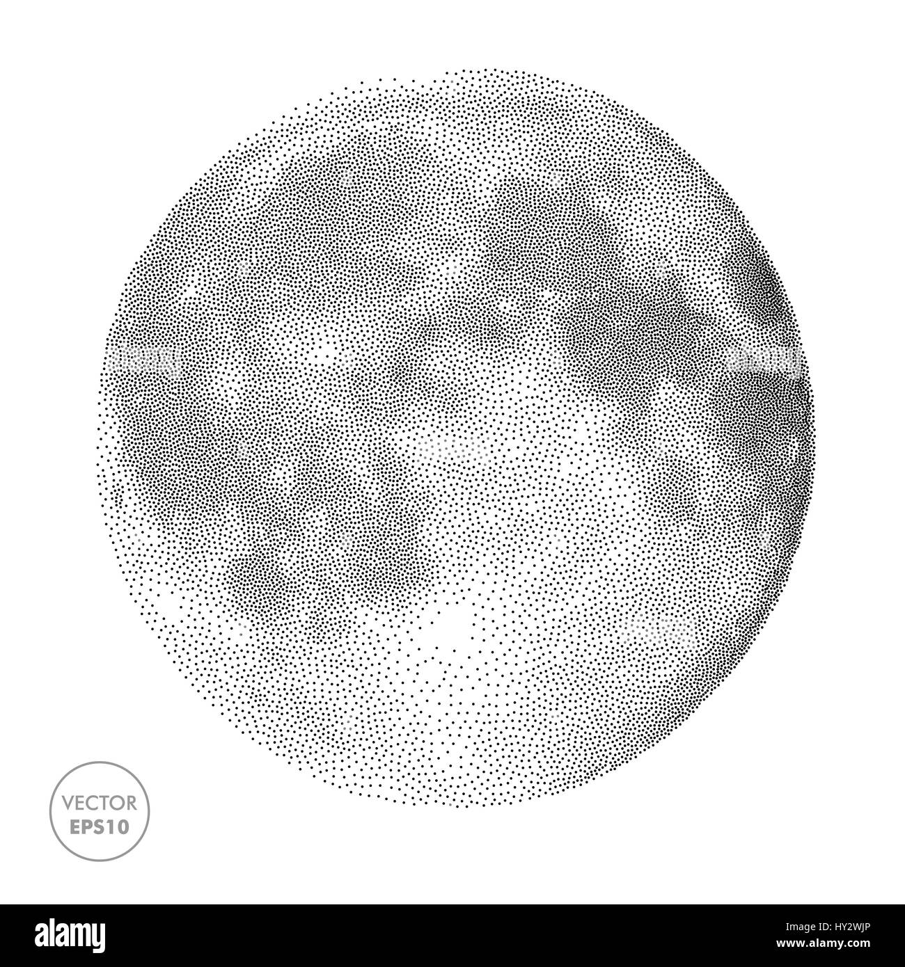 Mond-Vektor-Illustration. Space Abstrakt Textur entdeckt. Stock Vektor