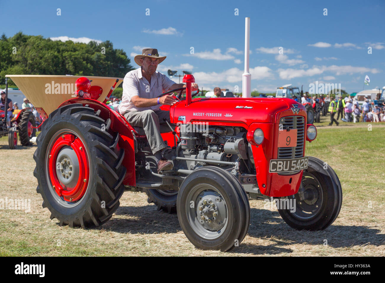Restaurierten Traktor Massey Ferguson 35 X 2016 Norton Fitzwarren Dampf