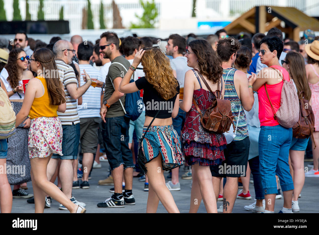VALENCIA, Spanien - JUN 10: Menschen am Festival de Les Arts am 10. Juni 2016 in Valencia, Spanien. Stockfoto