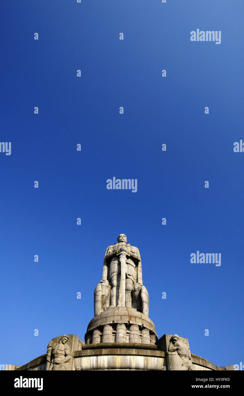 Das Bismarck-Denkmal in der alten Elbpark in Hamburg, Deutschland, Europa, Das Bismarck-Denkmal Im Alten Elbpark in Hamburg, Deutschland, Europa Stockfoto