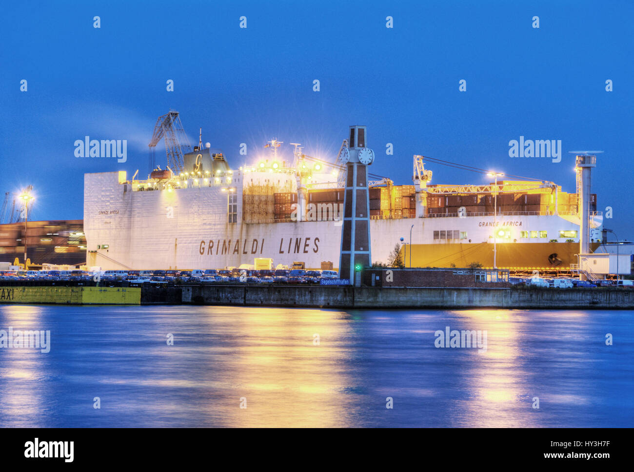 ConRo Schiff Grande Africa von Grimaldi Lines in der Kai O?