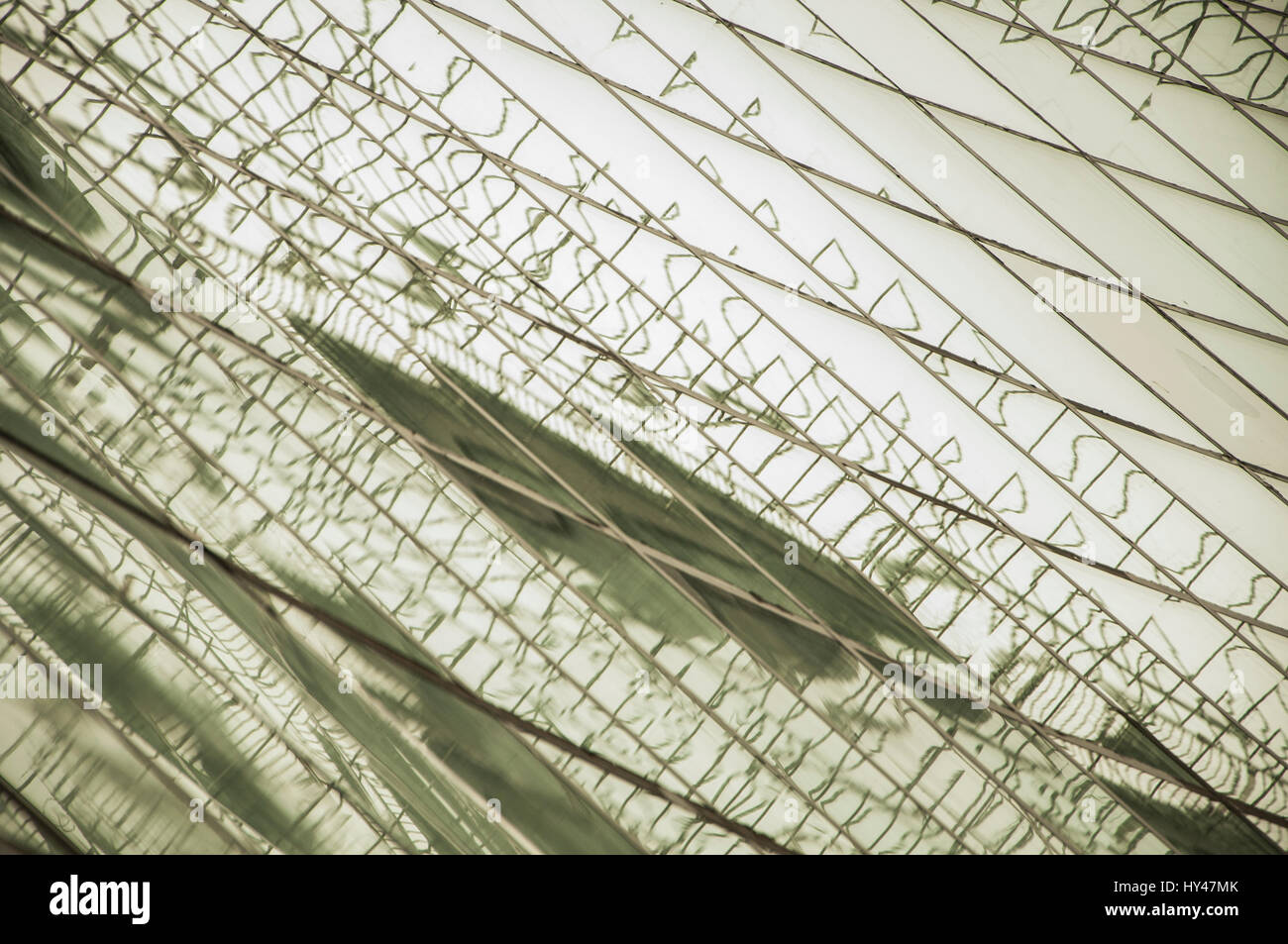 Große Fenster große Glasfenster zuverlässig strukturiert stark Stockfoto