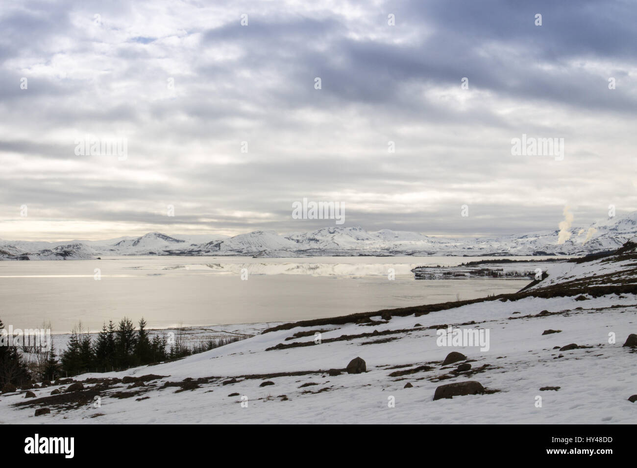 Thingvellir, Island Stockfoto