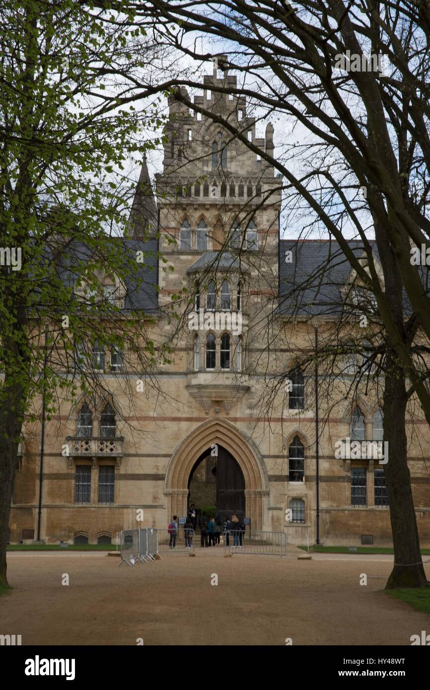 Christ Church College in Oxford Stockfoto
