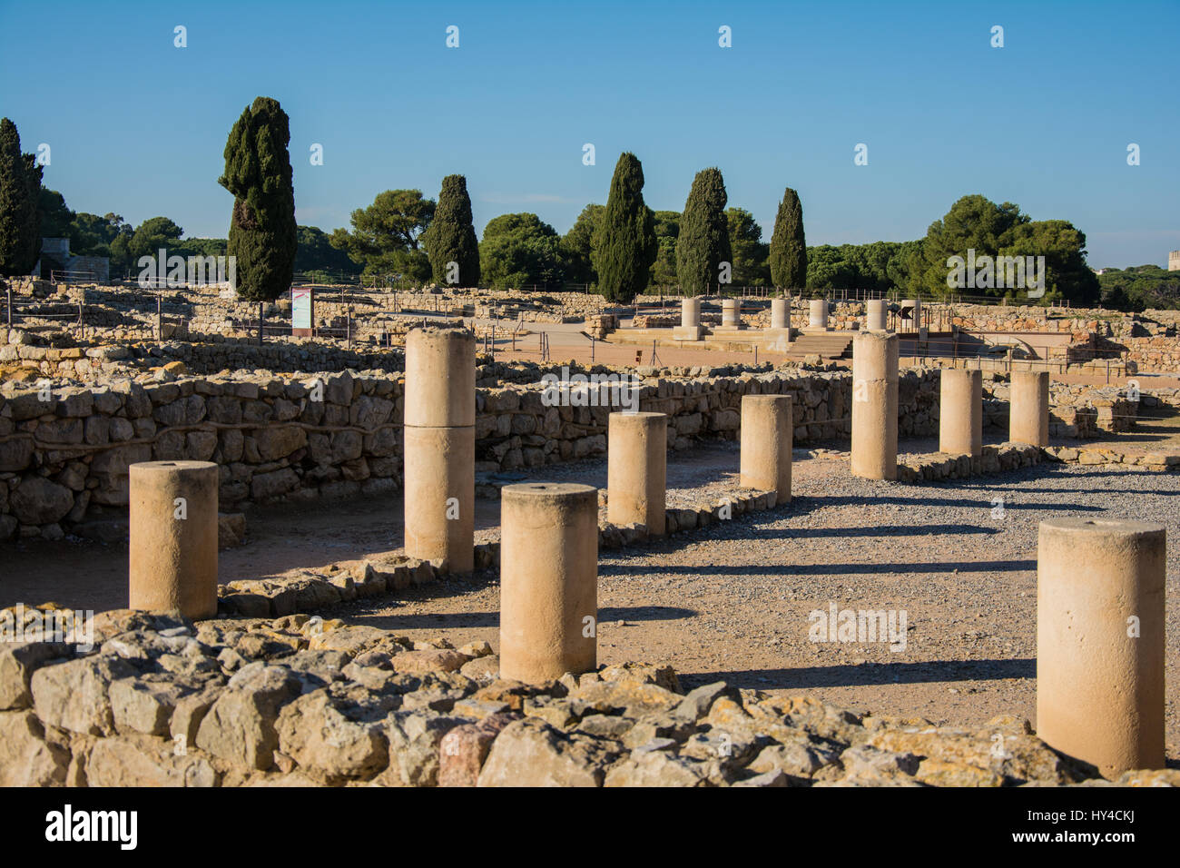 Greco-römische Ruinen des Emporda, Costa Brava, Katalonien, Spanien Stockfoto