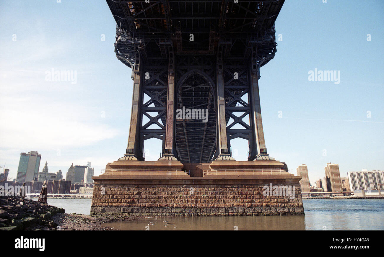 Manhattan Bridge Stockfoto