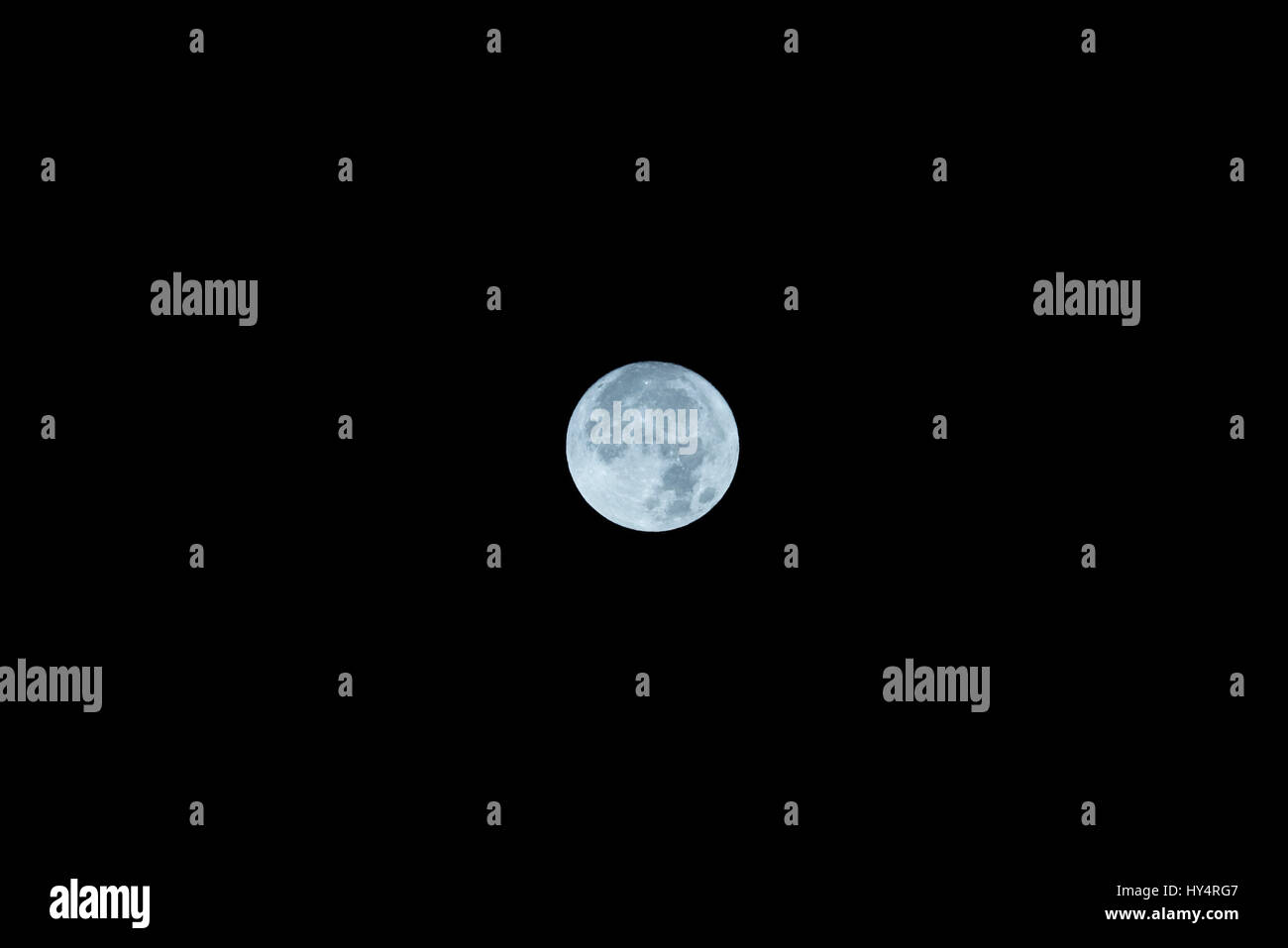 Mond, Vollmond, Nacht, Himmel, Himmelskörper, Mond, Super Full Moon, die Sterne Stockfoto
