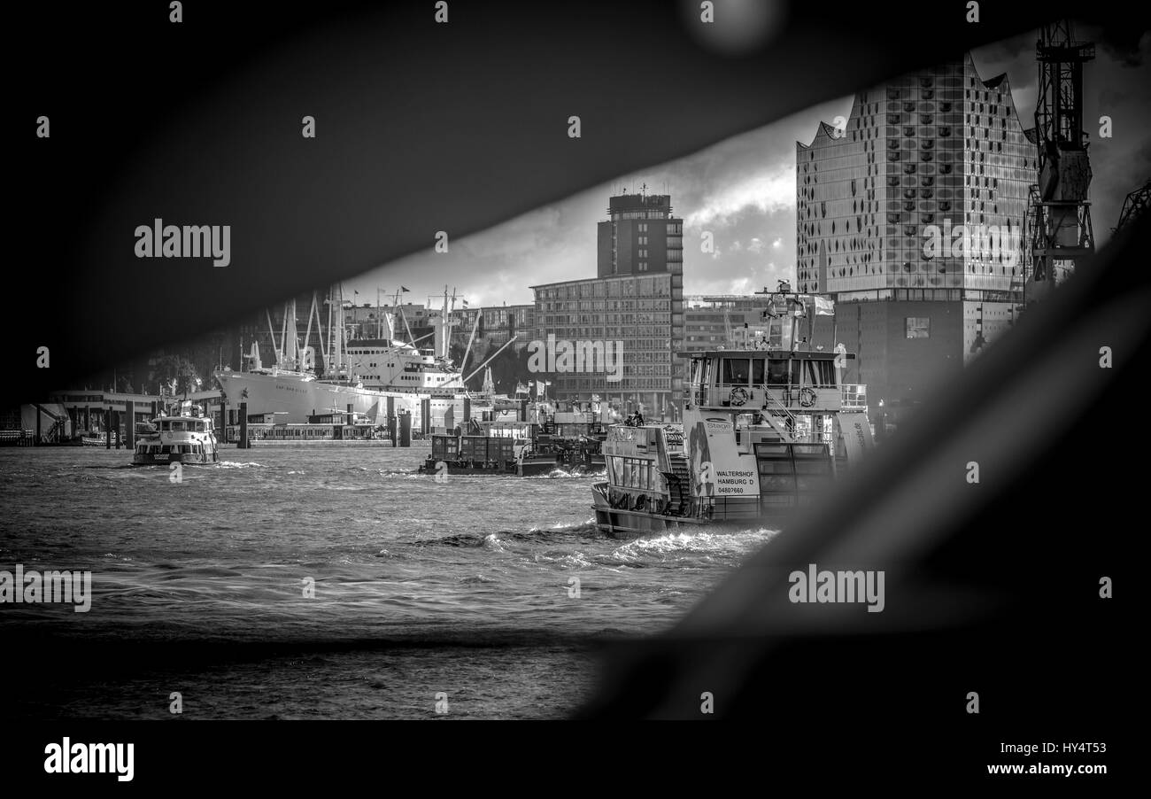 Deutschland, Hamburg, Elbe, Hafen, St. Pauli, Am Fischmarkt Stockfoto