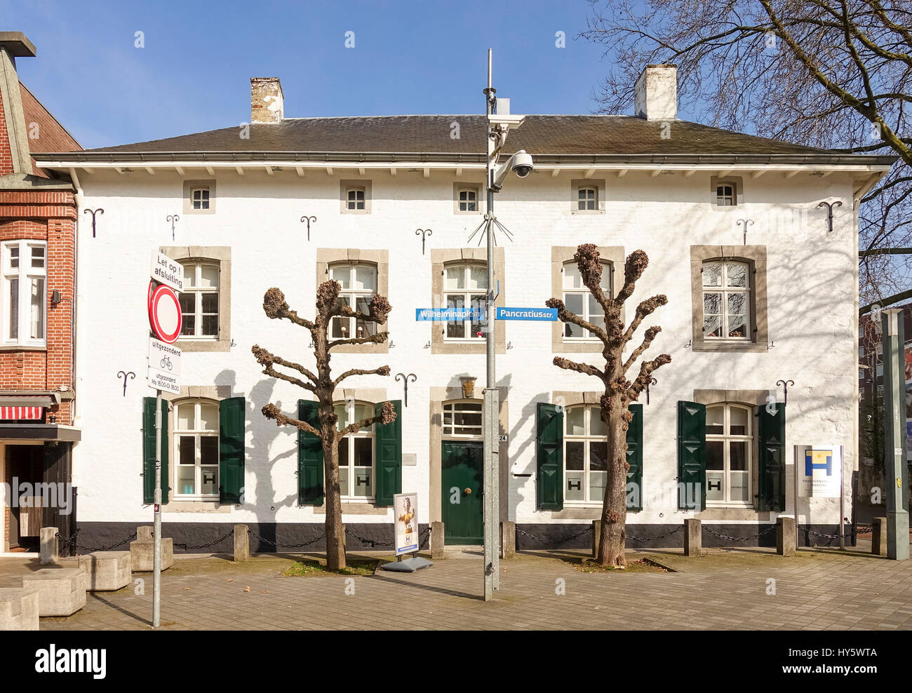 Alte niederländische Haus, 17. Jahrhundert, Toon Hermans Huis Parkstad Organisation, Heerlen, Limburg, Niederlande Stockfoto