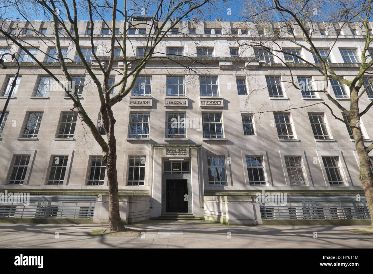 London Schule der Hygiene und der tropischen Medizin Stockfoto