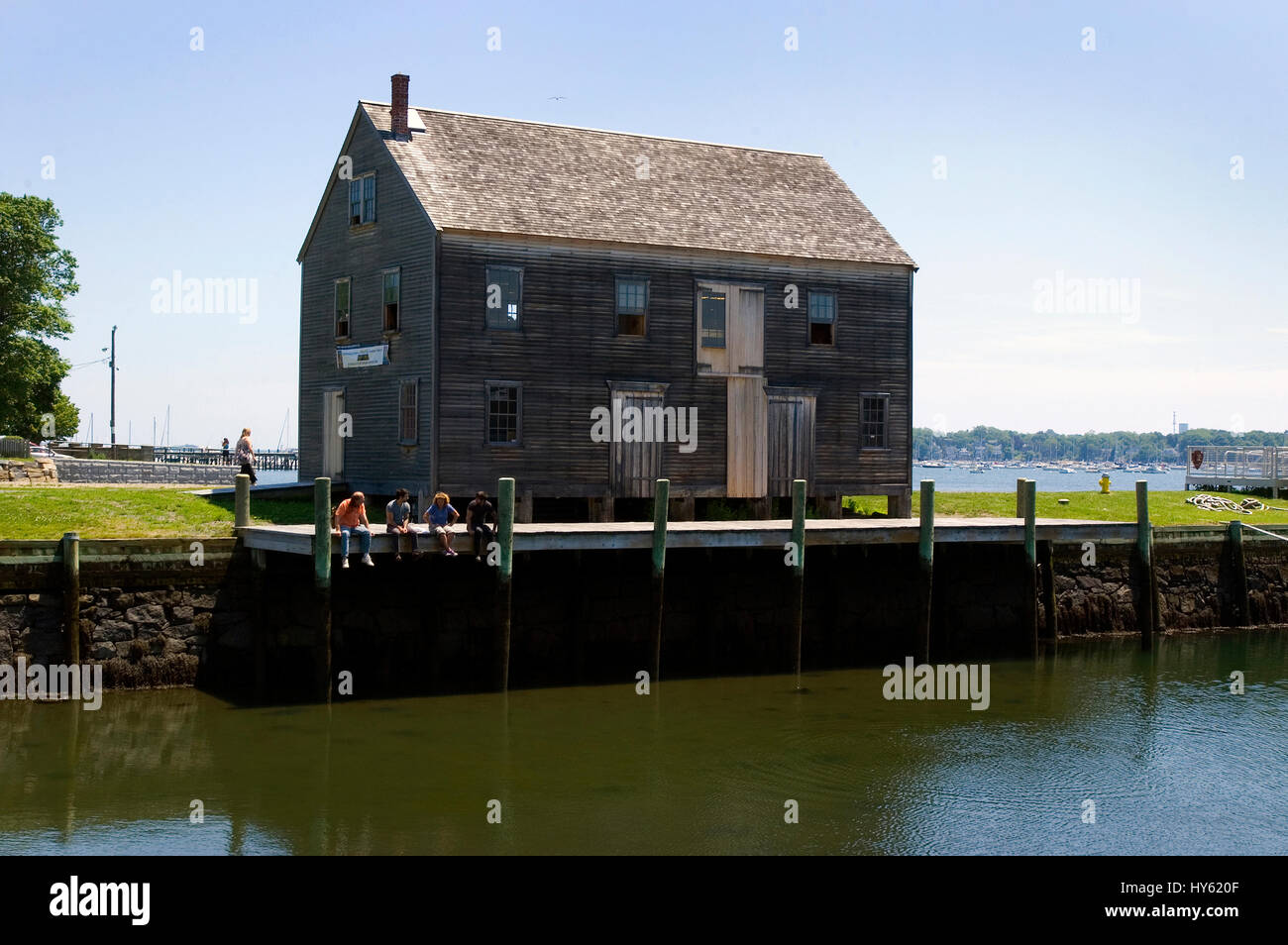 SALEM NATIONAL HISTORIC SITE eine koloniale Lager, Salem Massachusetts Stockfoto