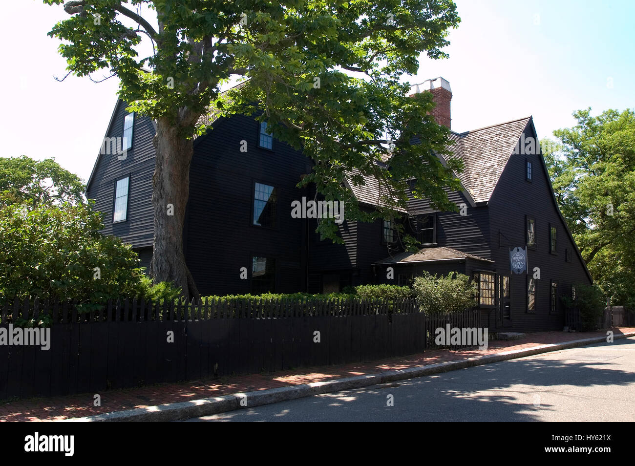 Das Haus der sieben Giebel - Salem, Massachusetts Stockfoto