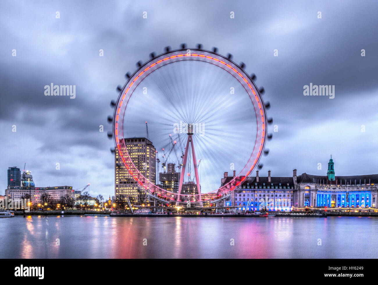 London Eye Stockfoto