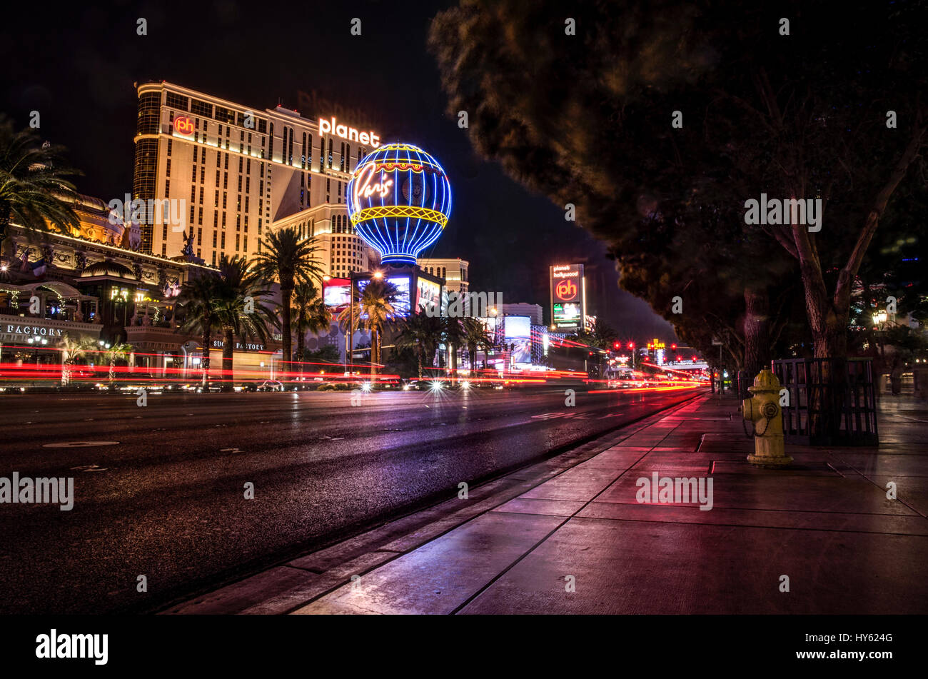 Las Vegas boulevard Stockfoto