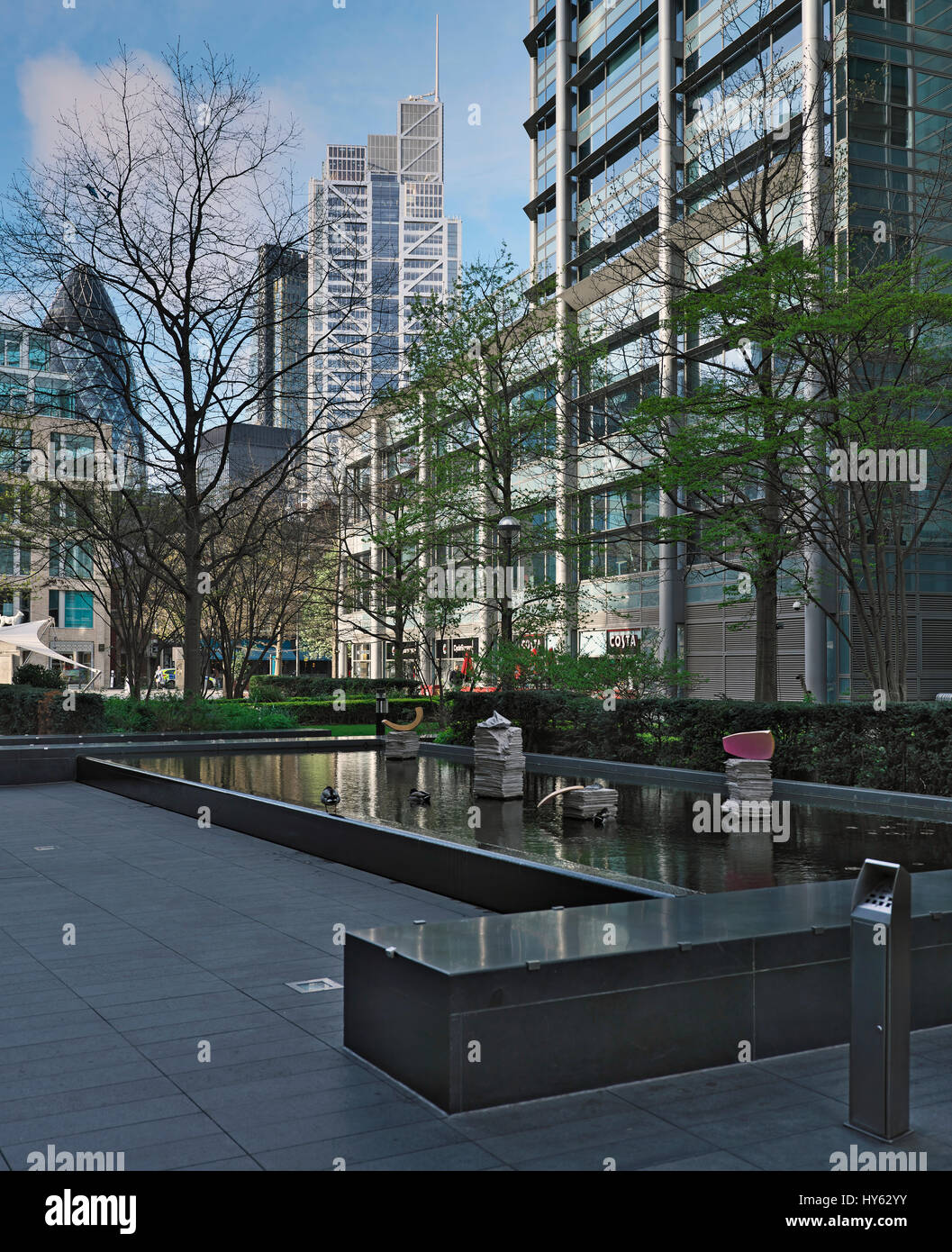 Bishops Square im Zentrum von London Stockfoto