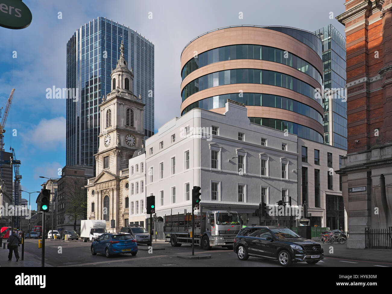 Bishopsgate, London Stockfoto