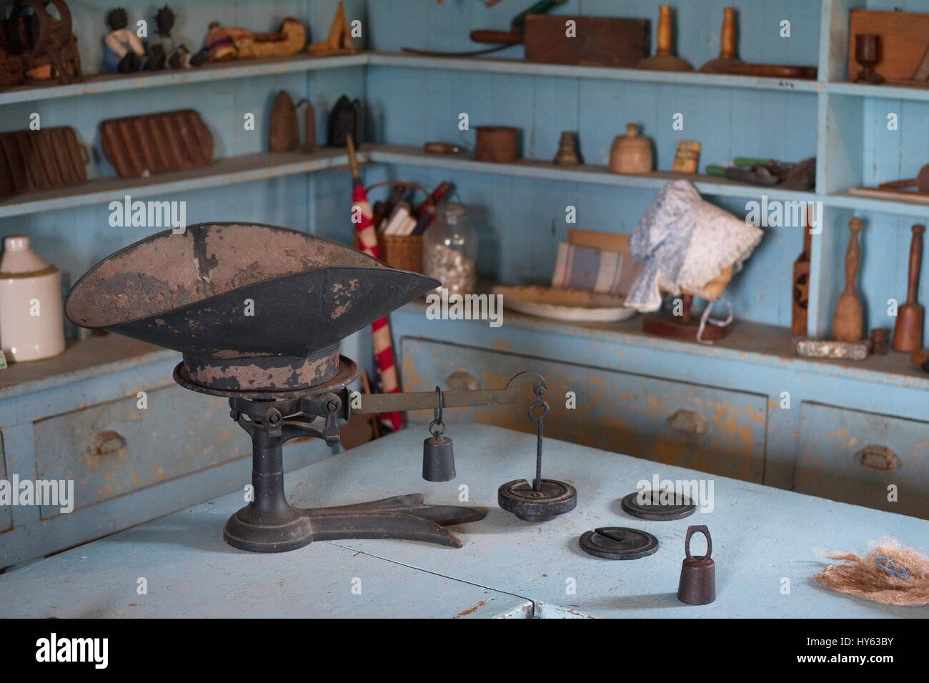 Skala - Bucktown Dorfladen Stockfoto