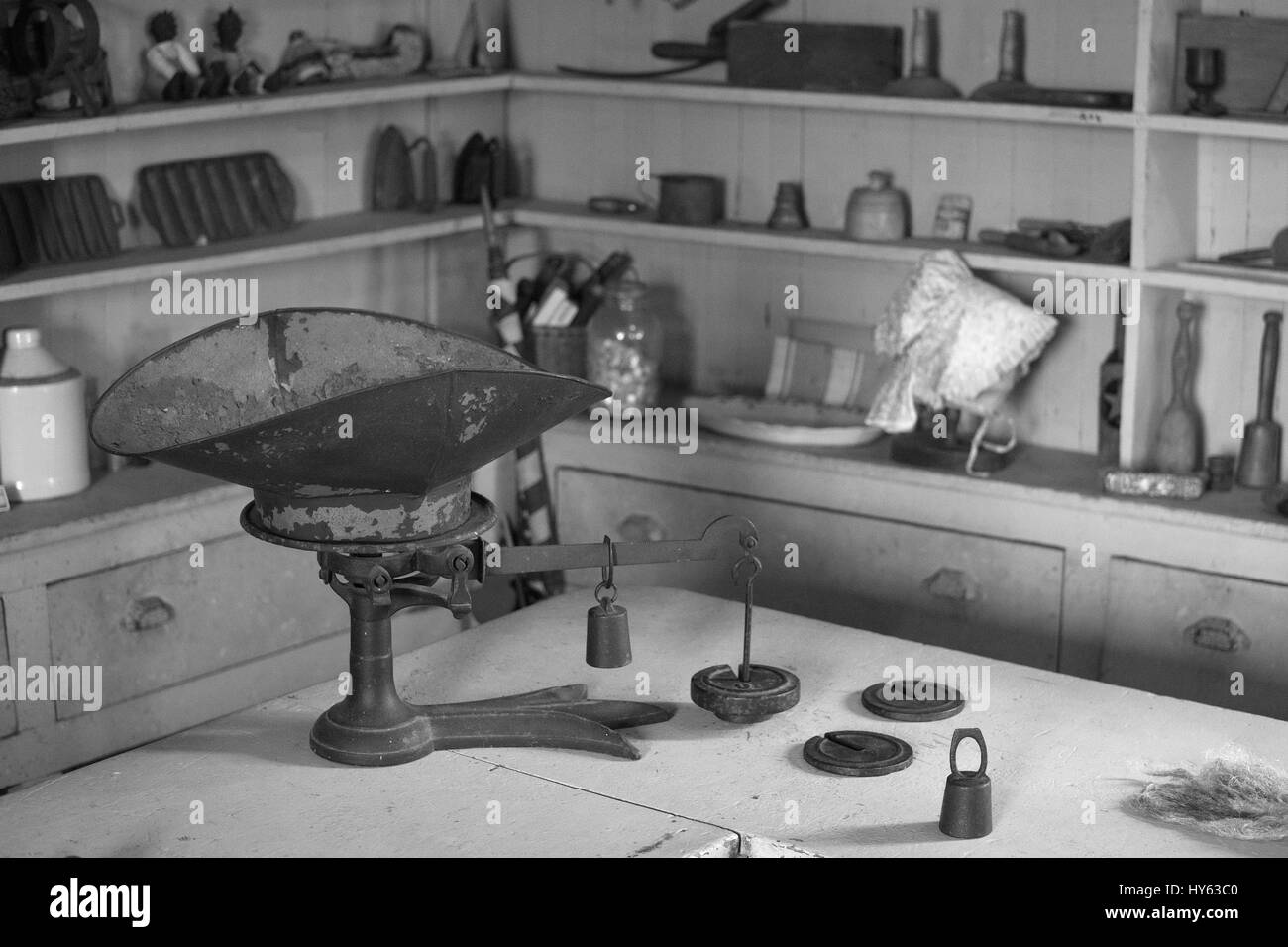 Skala - Bucktown Dorfladen Stockfoto