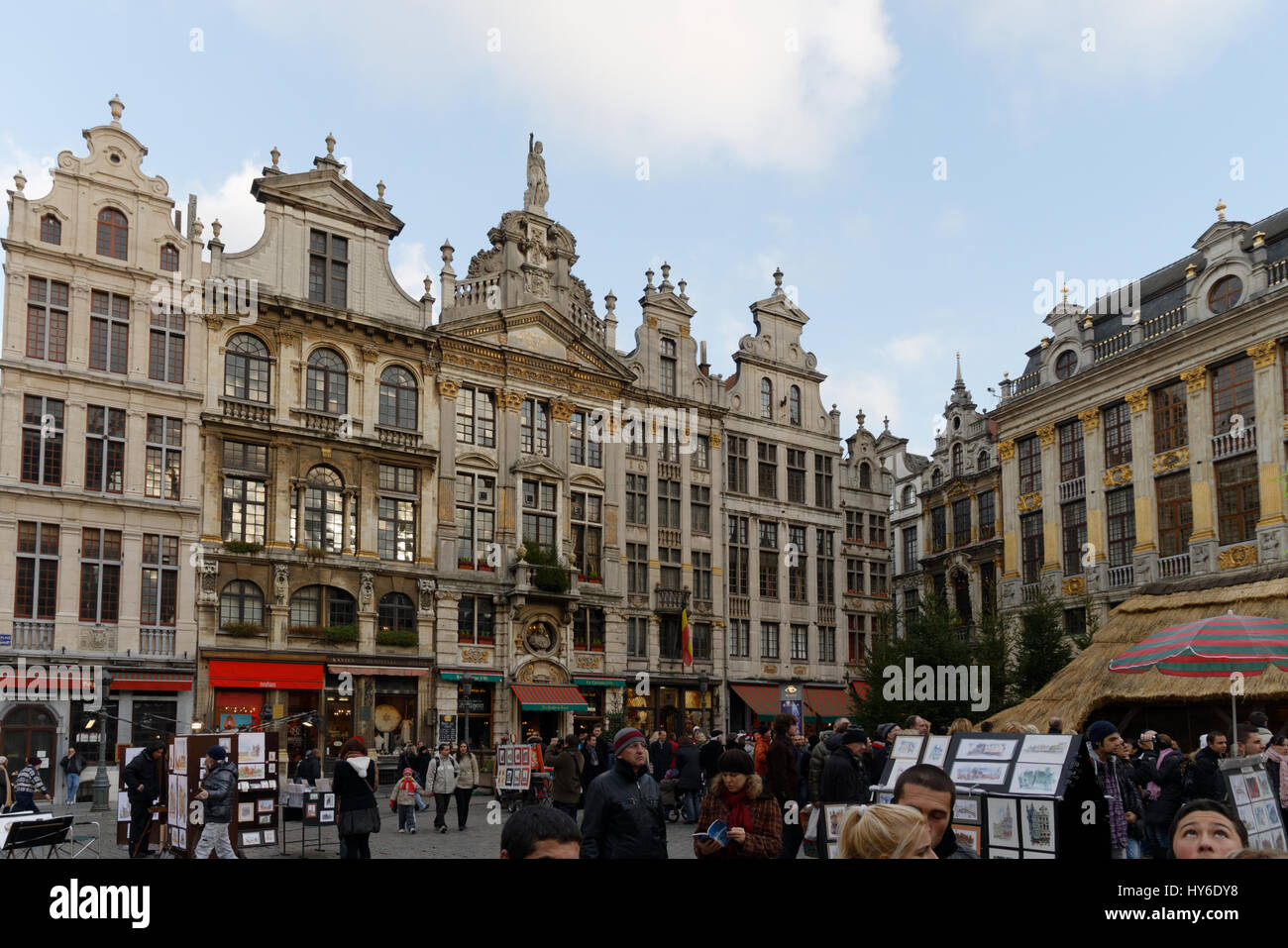 Zentraler Platz in Brüssel, Belgien Stockfoto