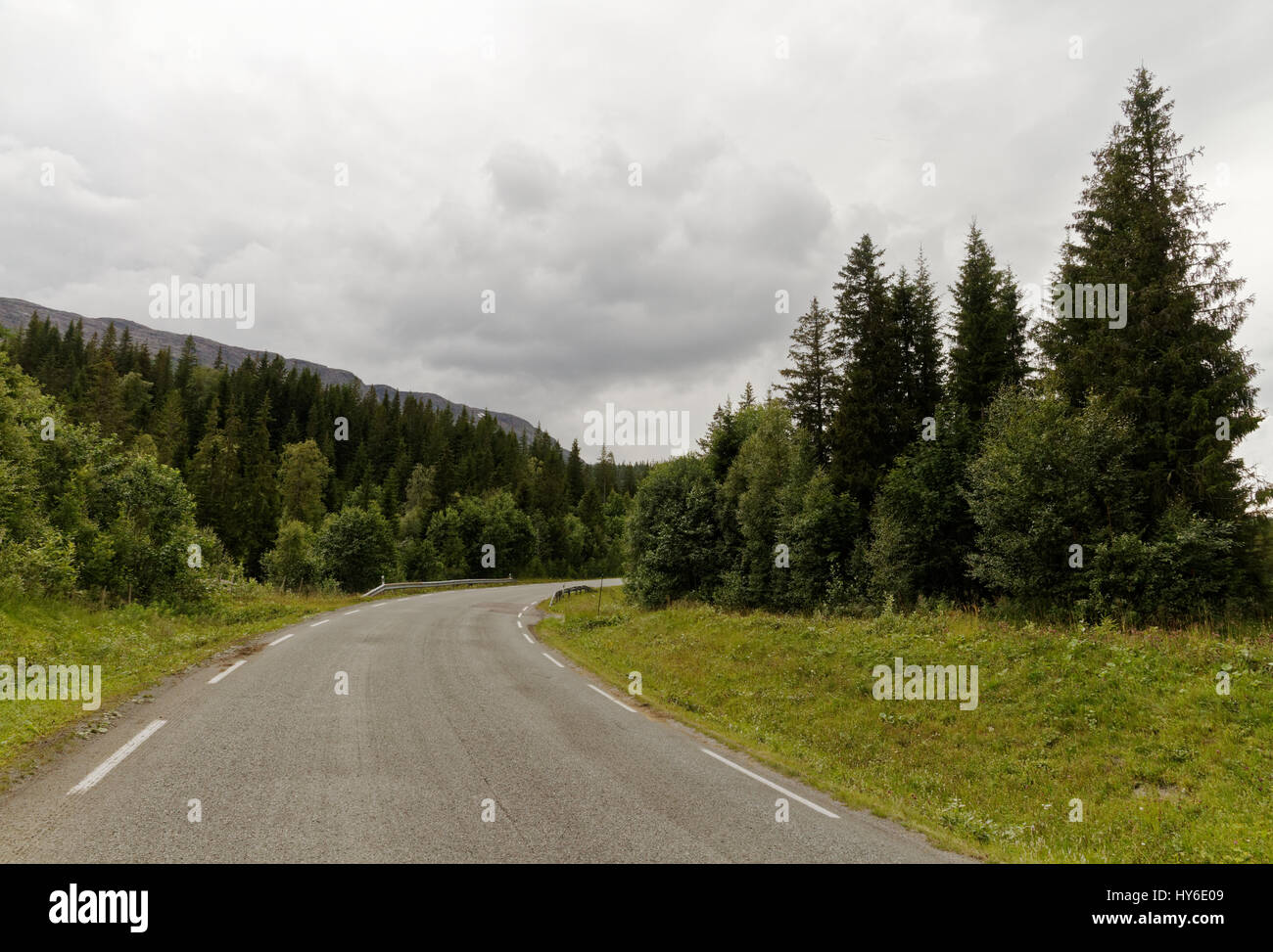 Straßen im nördlichen Norwegen Stockfoto