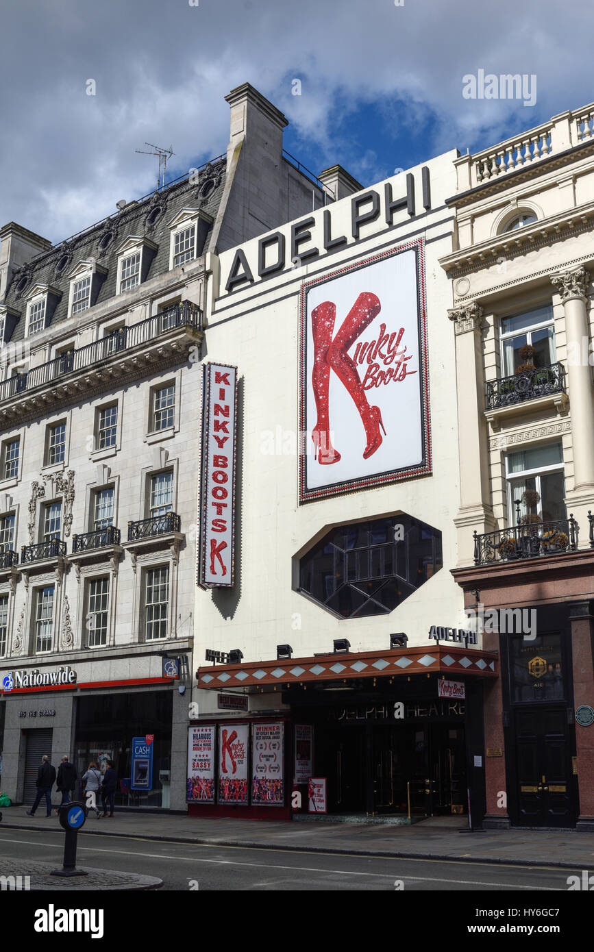 Adelphi Theatre Strang London England, UK. Stockfoto