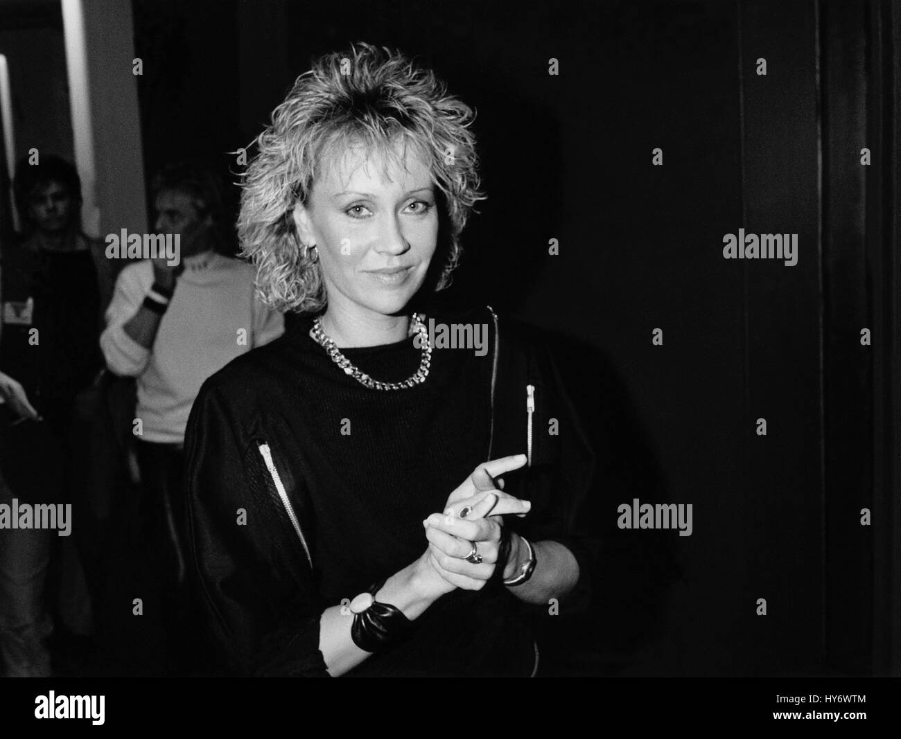 AGNETHA FÄLTSKOG Sänger und Mitglied von ABBA die schwedische Gruppe 1988 Stockfoto