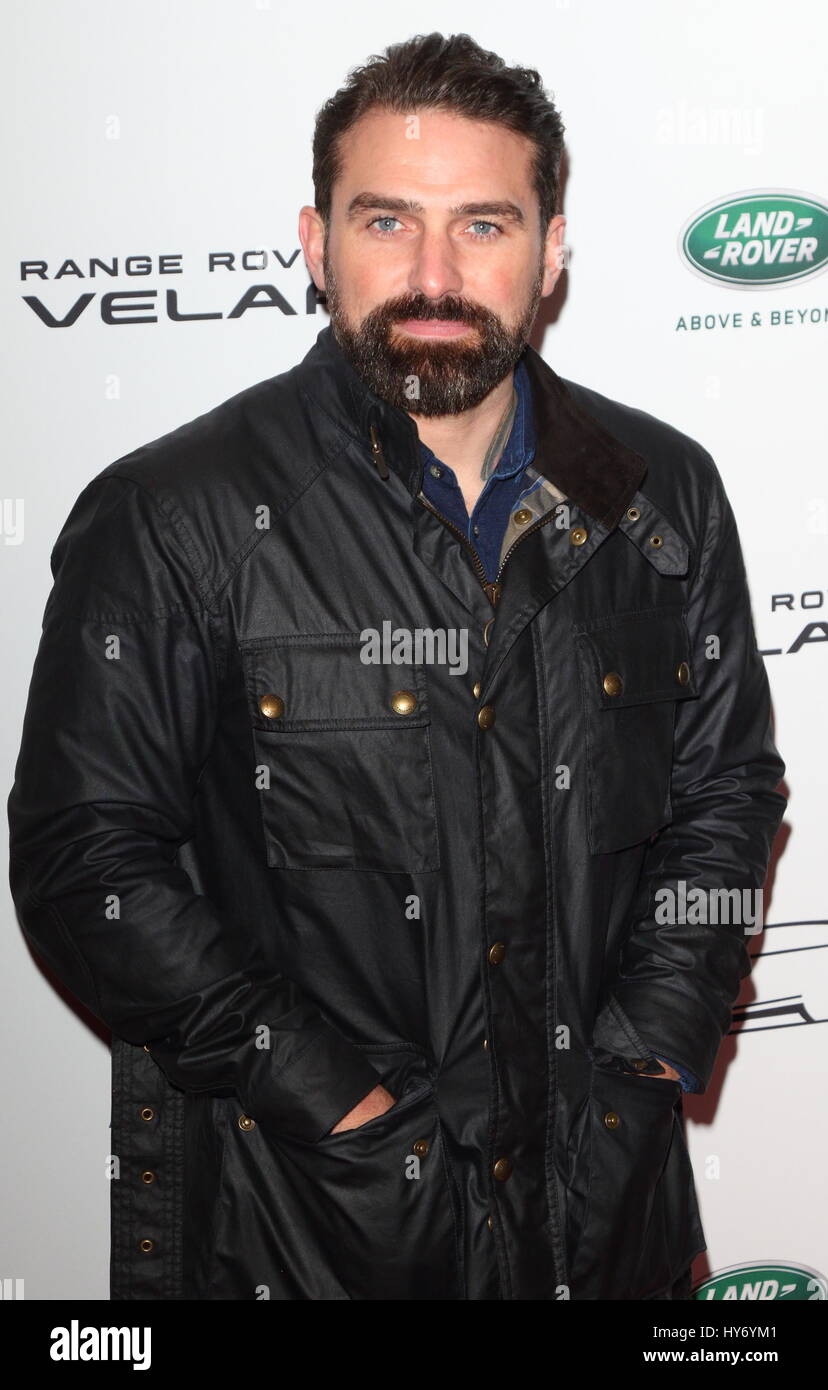 Range Rover Velar Launch-Party im Design Museum, Kensington High Street, London Featuring: Ant Middleton wo: London, Vereinigtes Königreich als: 1. März 2017 Stockfoto