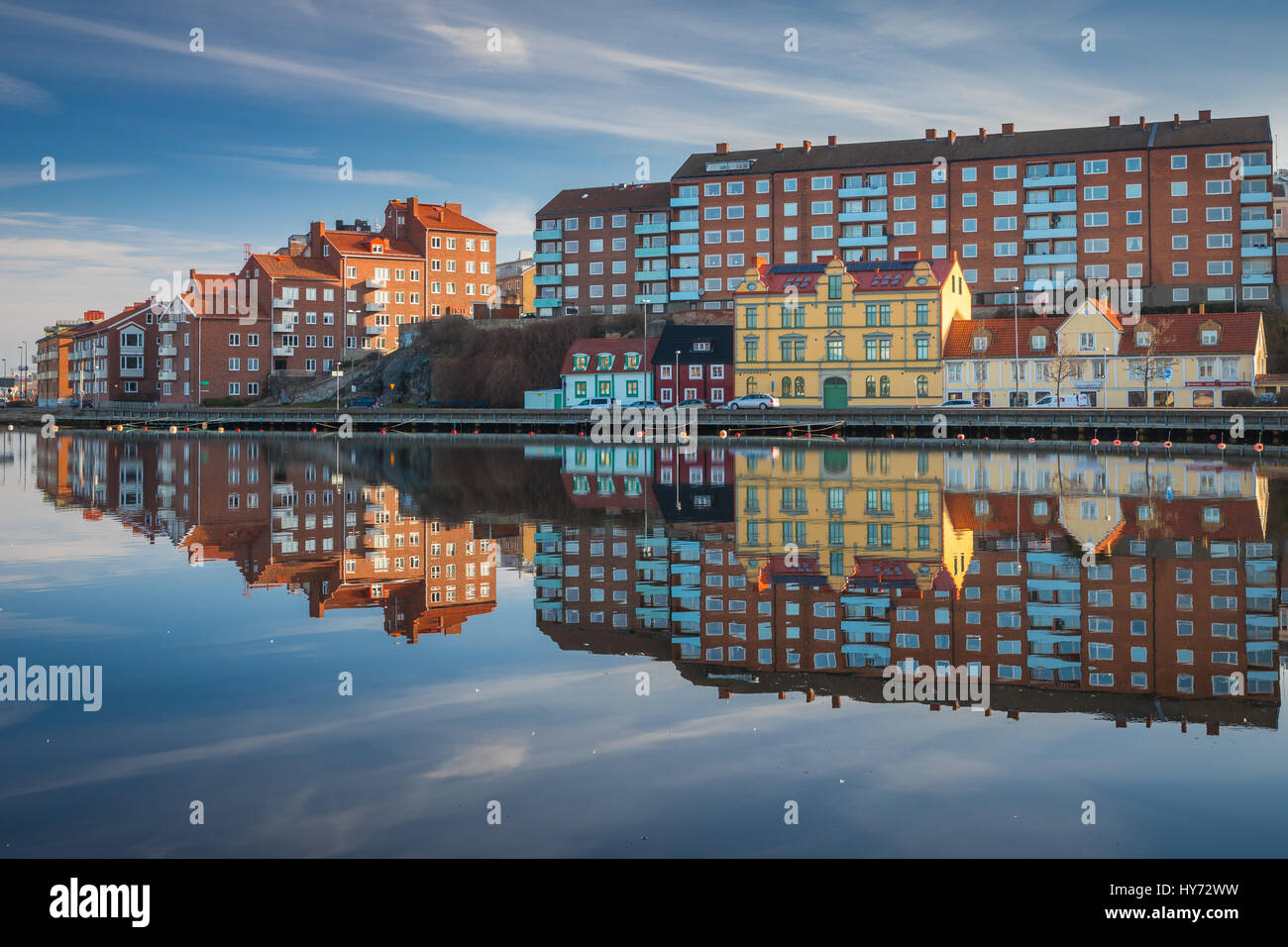 Karlskrona ist eine Ortschaft und der Sitz der Gemeinde Karlskrona, Blekinge Grafschaft, Schweden. Stockfoto