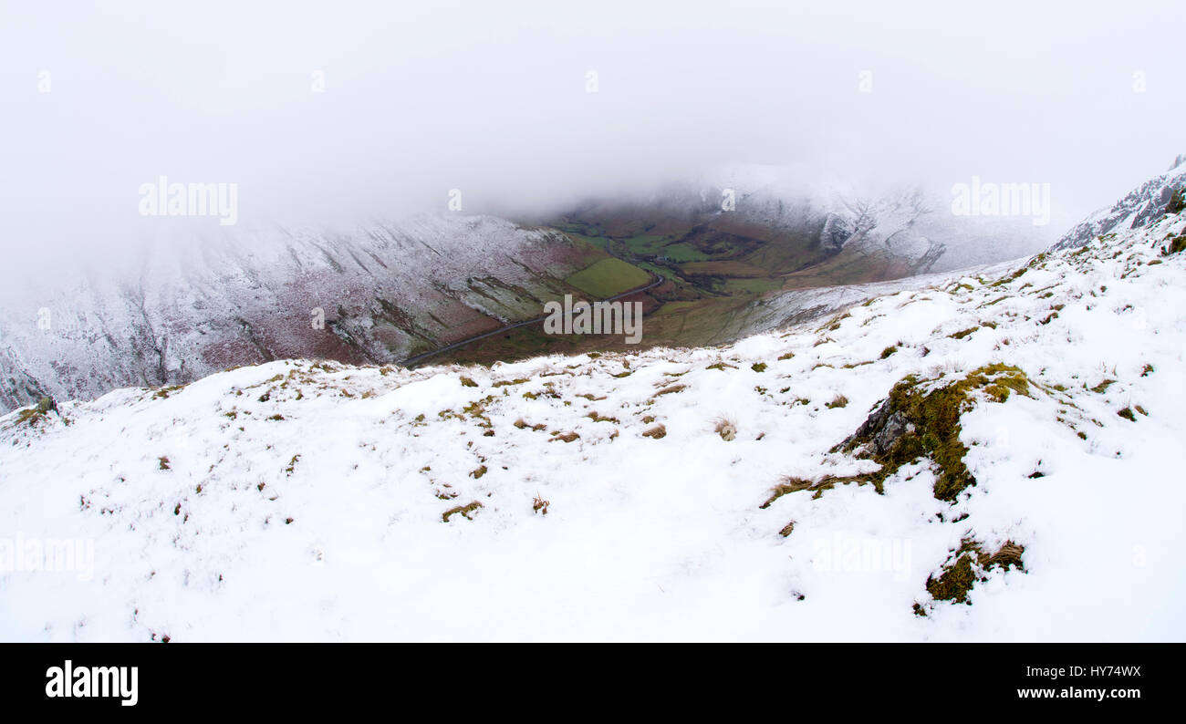Winter inSnowdonia Stockfoto