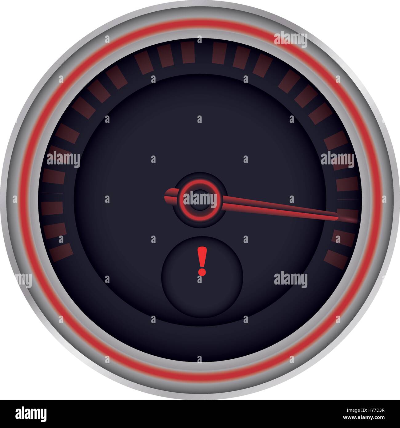 Tacho macht Auto Symbol Vektor Illustration Grafik-design Stock Vektor