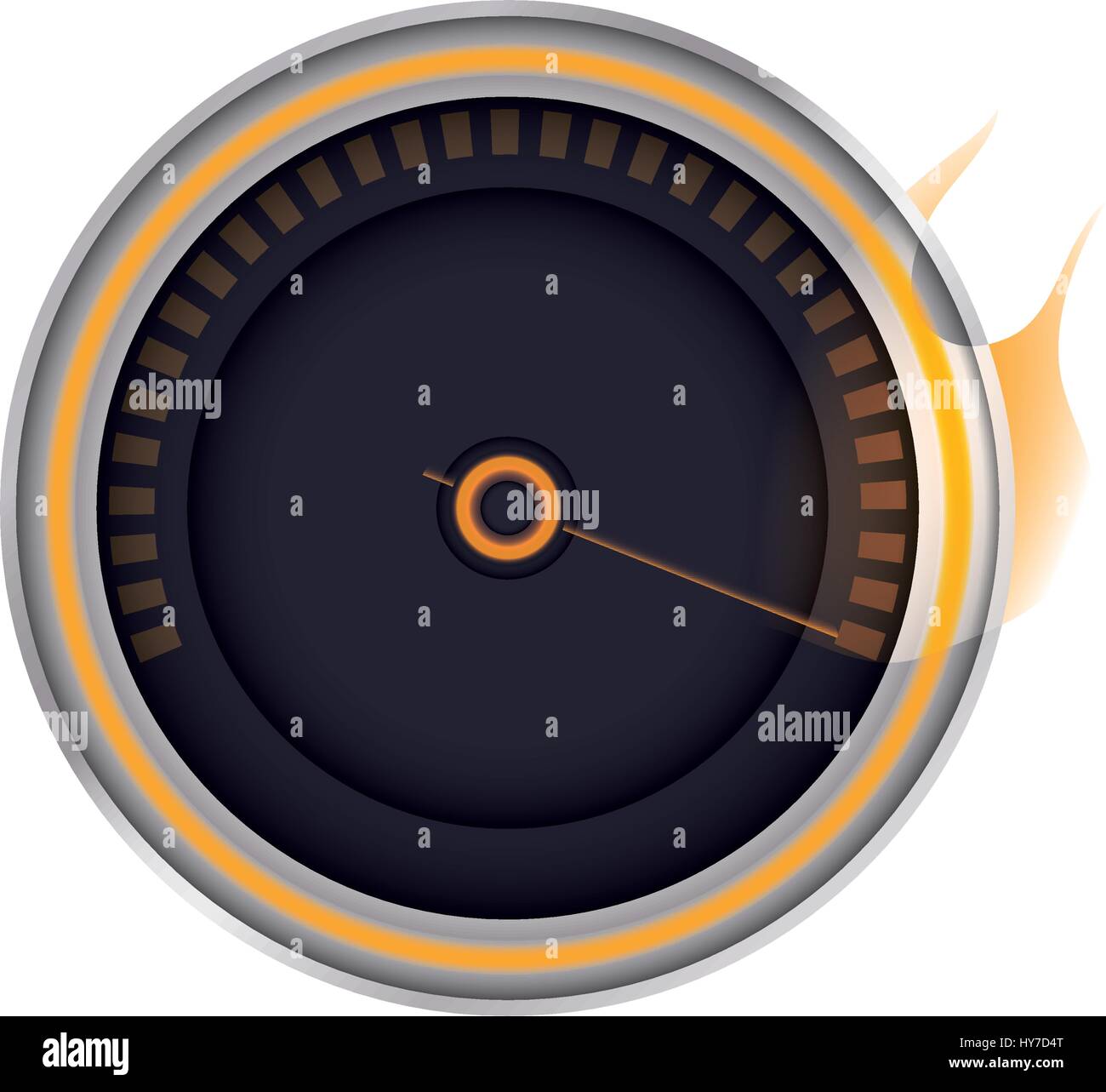 Tacho macht Auto Symbol Vektor Illustration Grafik-design Stock Vektor