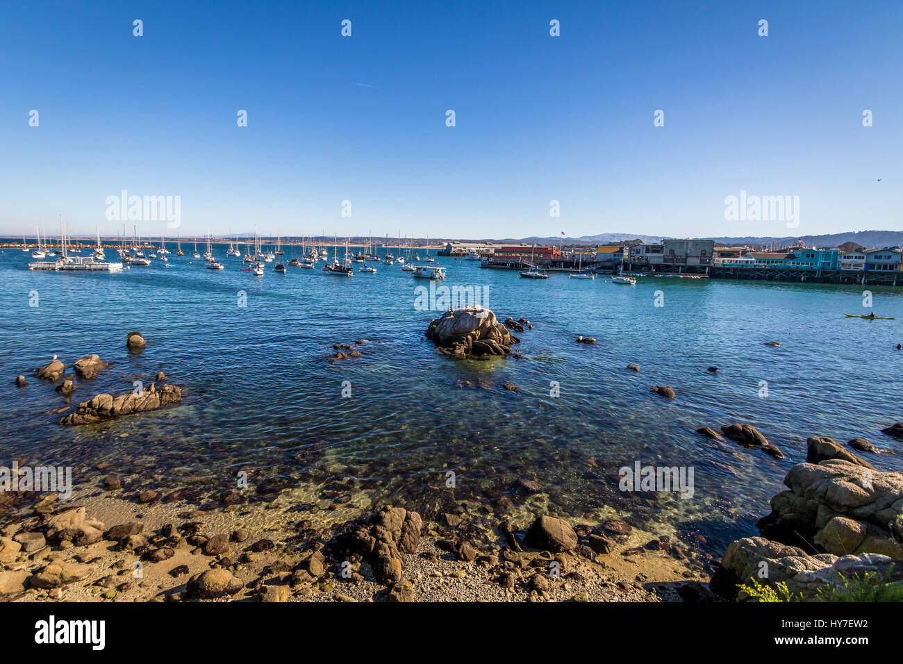 Monterey Bay in Pacific Grove - Monterey, Kalifornien, USA Stockfoto