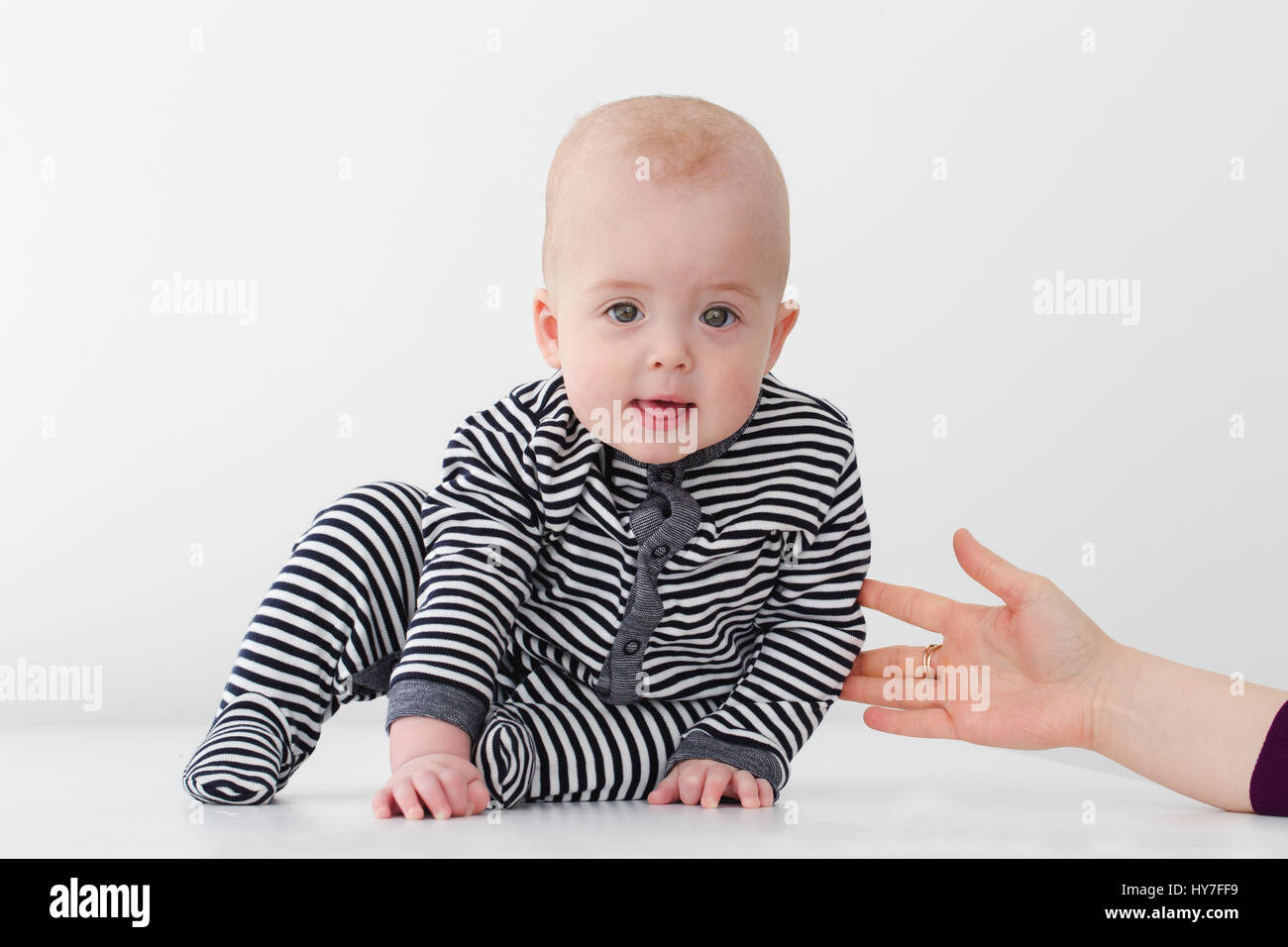 Porträt von entzückenden baby Stockfoto