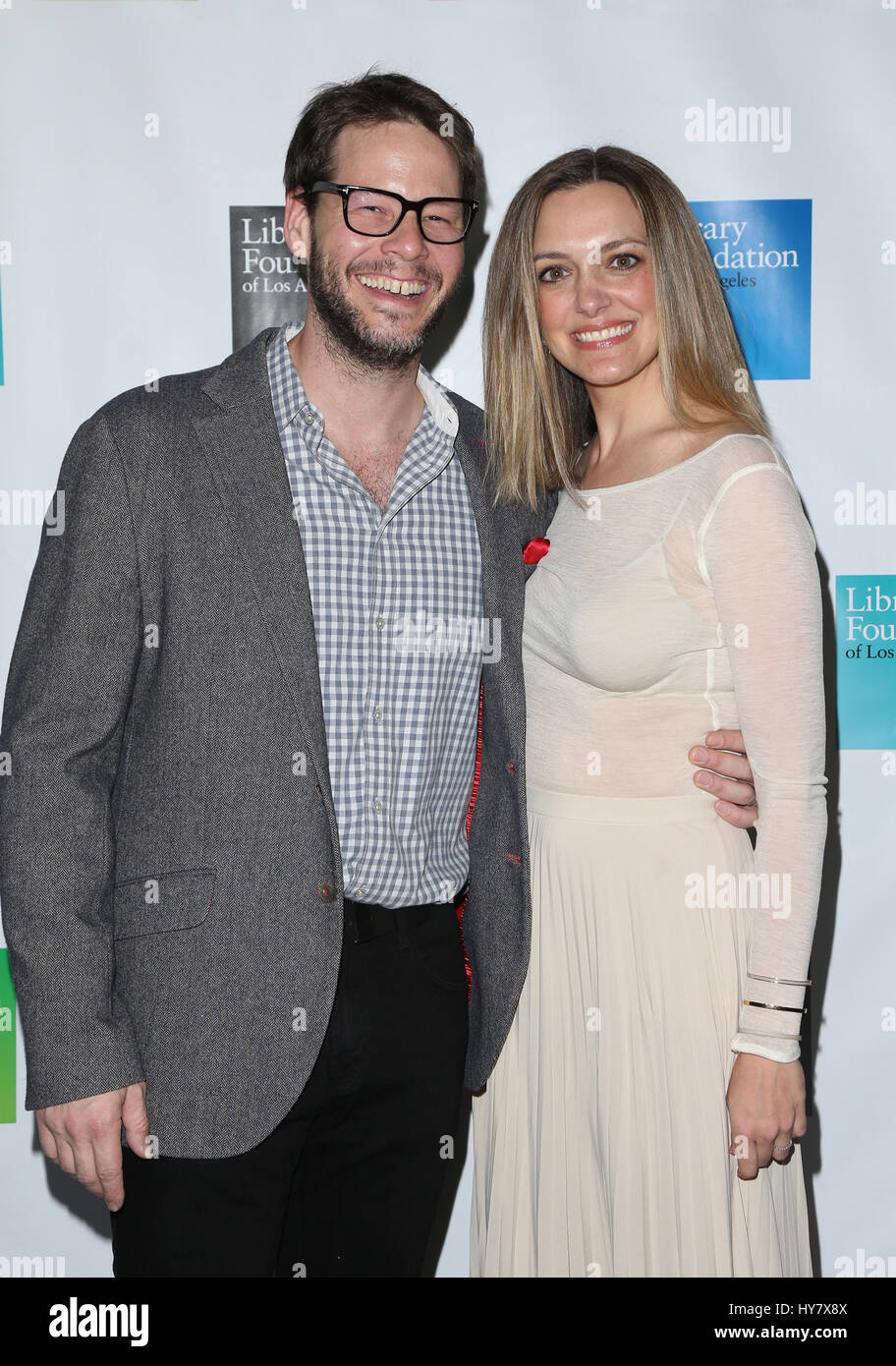 Hollywood, Ca. 1. April 2017. IKE Barinholtz, Erica Hanson, 9