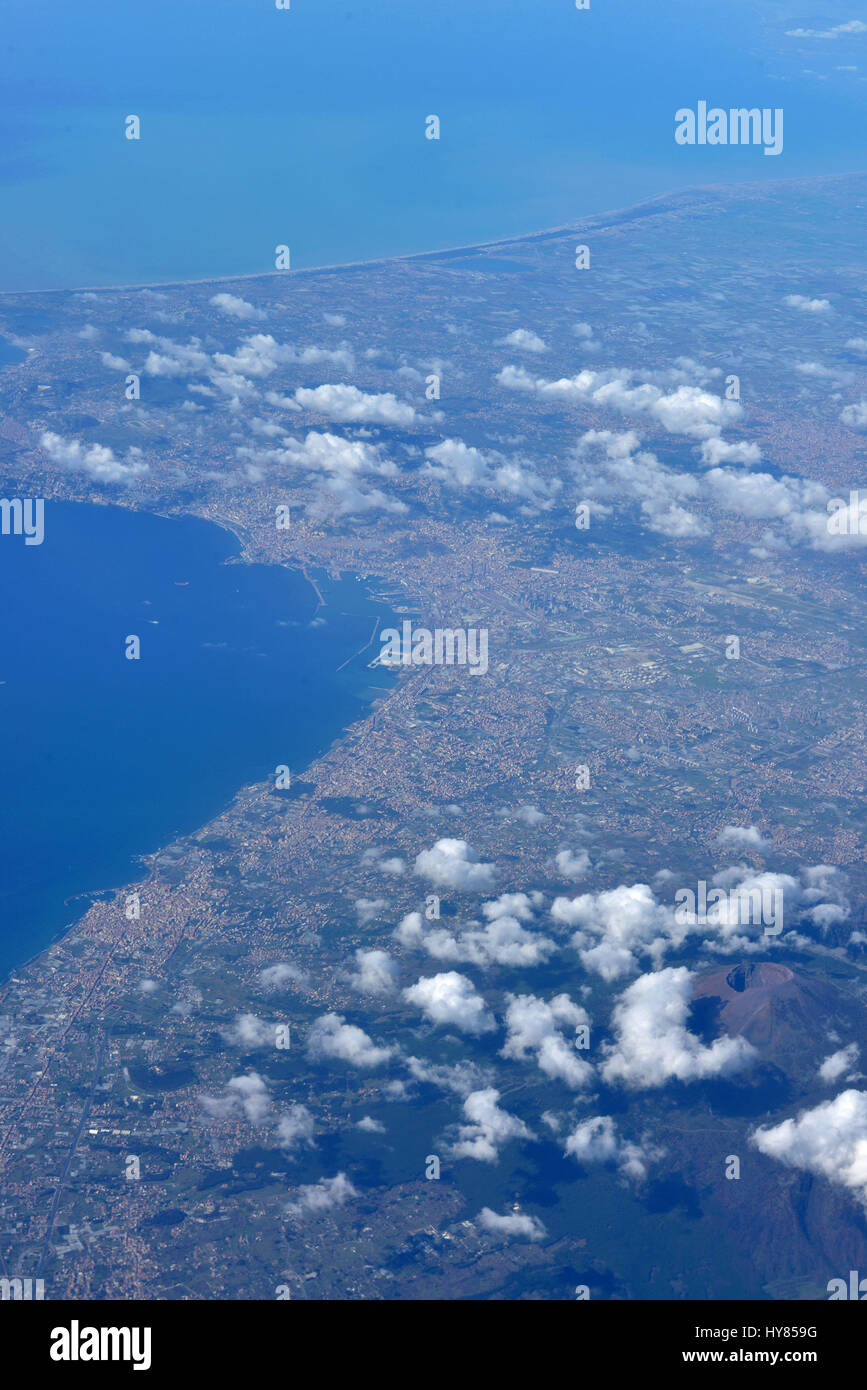 Neapel, Vulkan Vesuv, Italien, Neapel, Vulkan, Vesuv, Italienisch Stockfoto