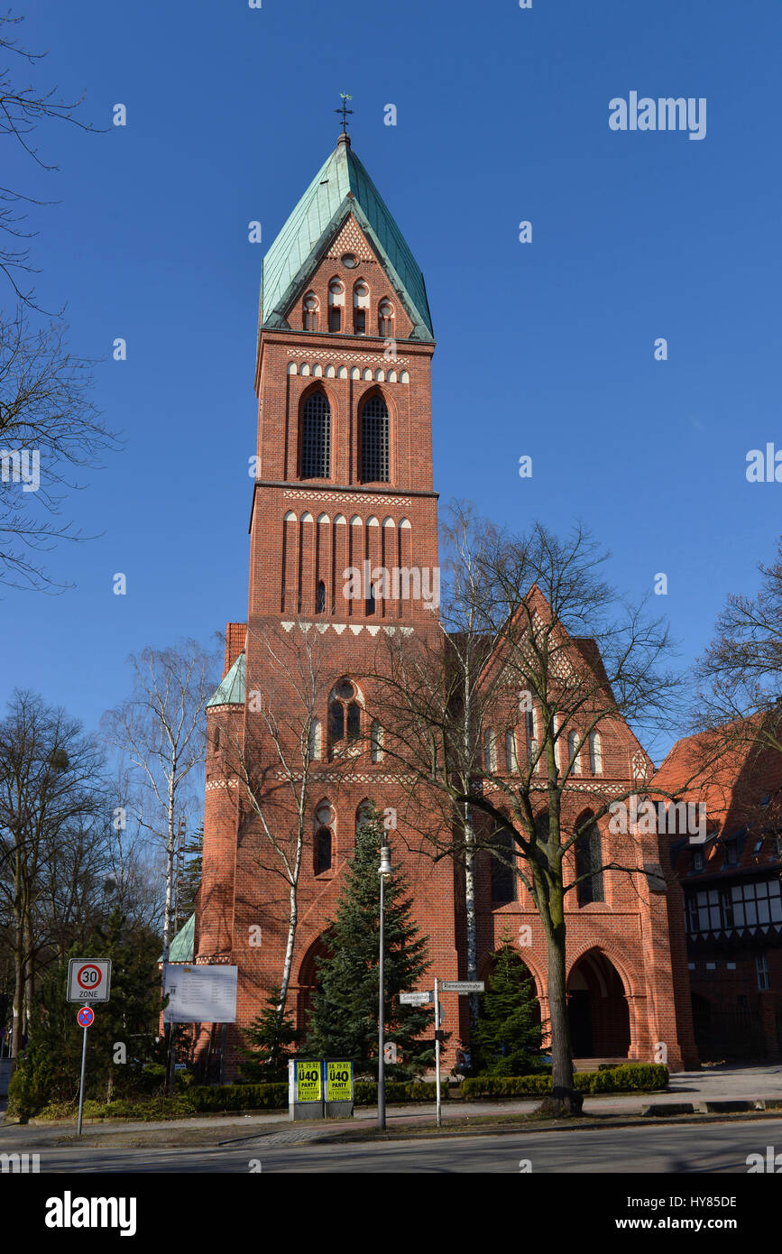Katholische Kirche Herz Jesu, Riemeisterstrasse, Avenue Clay, Dorf