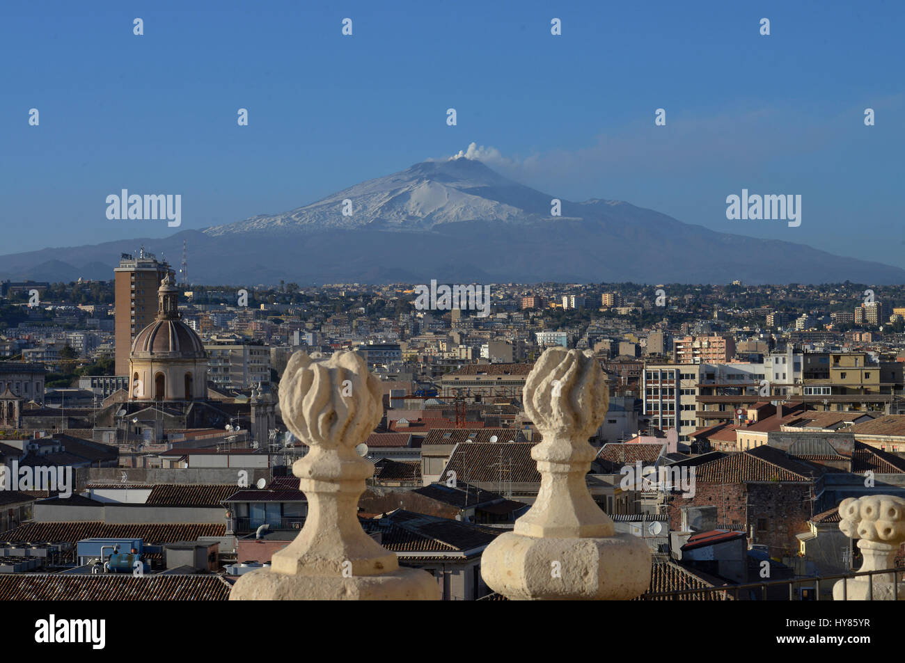 Vulkan Ätna, Catania, Sizilien, Vulkan, Sizilien, Italien Stockfoto