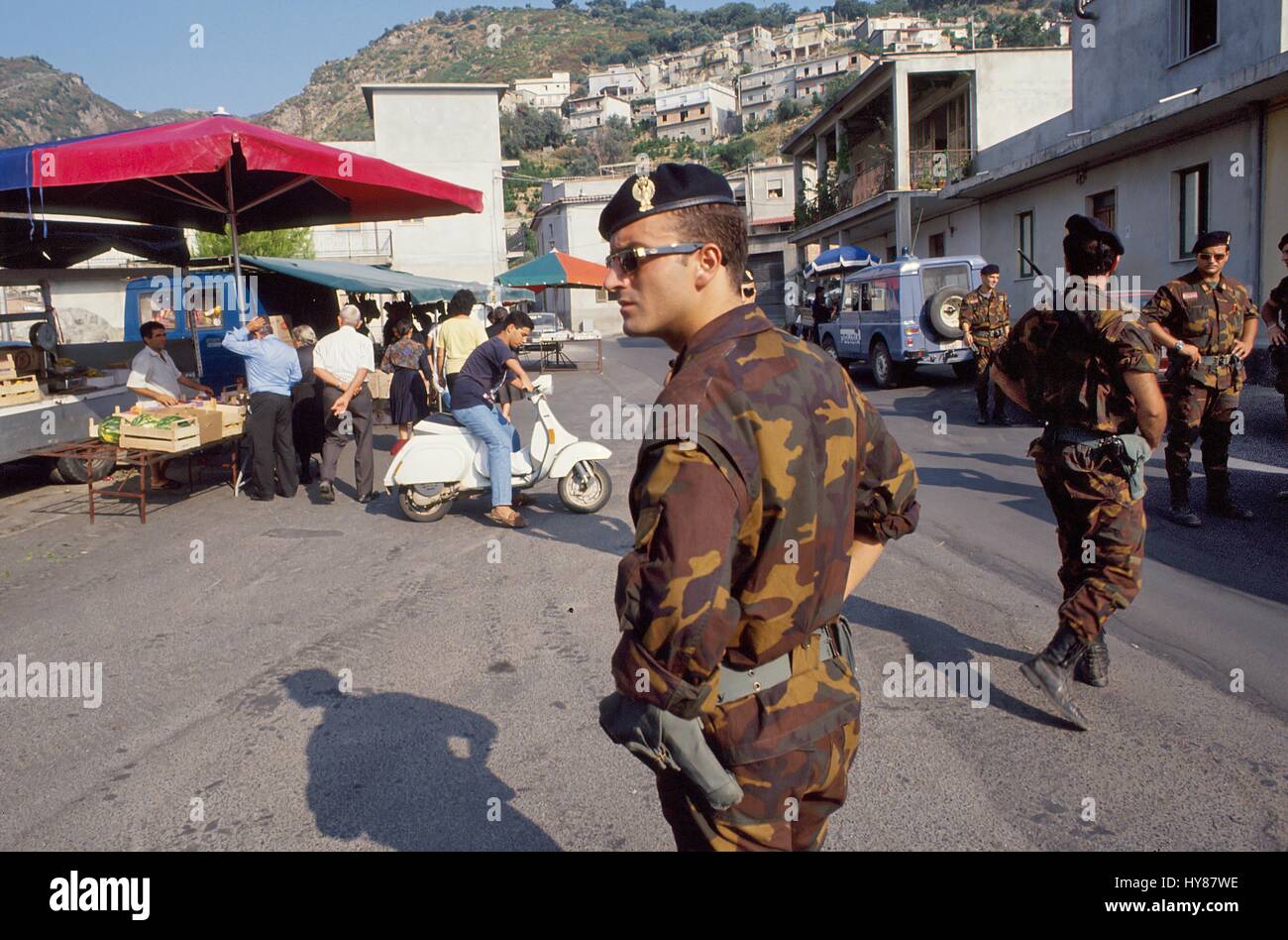 Das Dorf von San Luca (Reggio Calabria), beherbergt die wichtigsten