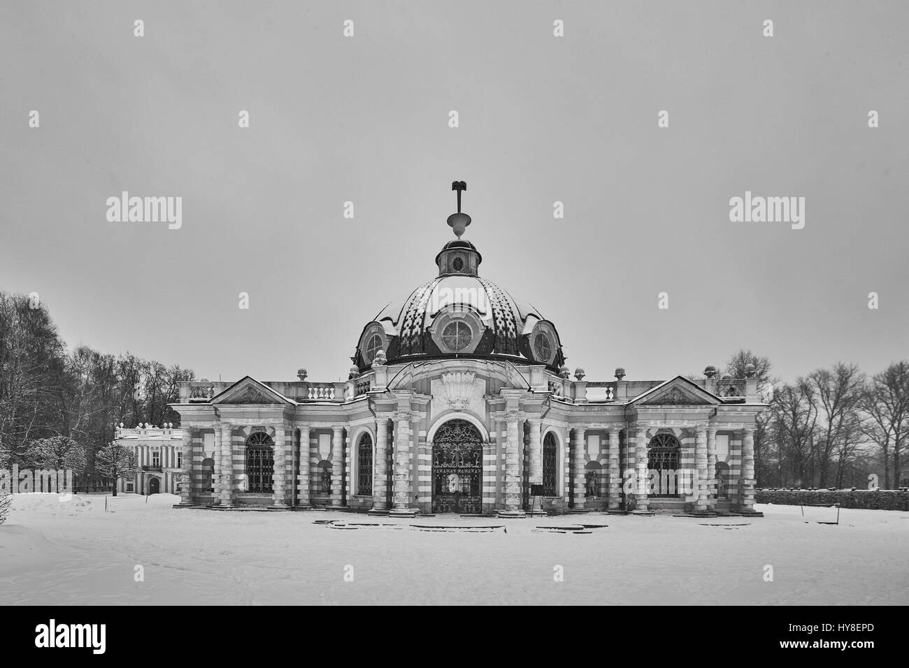 Kuskowo Palace in Moskau, Nationalmuseum Stockfoto