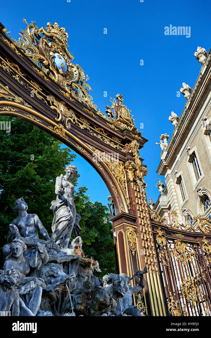 Frankreich, Lothringen, Meurthe et Moselle, Nancy, dem Stanislas-Platz. Stockfoto