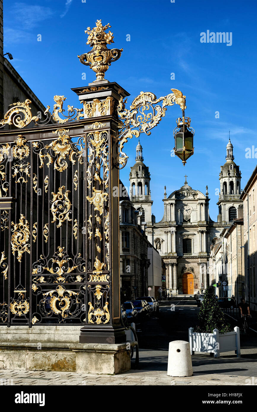 Frankreich, Lothringen, Meurthe et Moselle, Nancy, dem Stanislas-Platz. Stockfoto