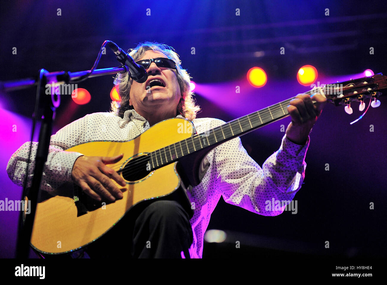 José Feliciano,José Feliciano (geboren am 10. September 1945) ist ein puertoricanischer virtuoser Gitarrist, Sänger, Photo Kazimierz Jurewicz Stockfoto