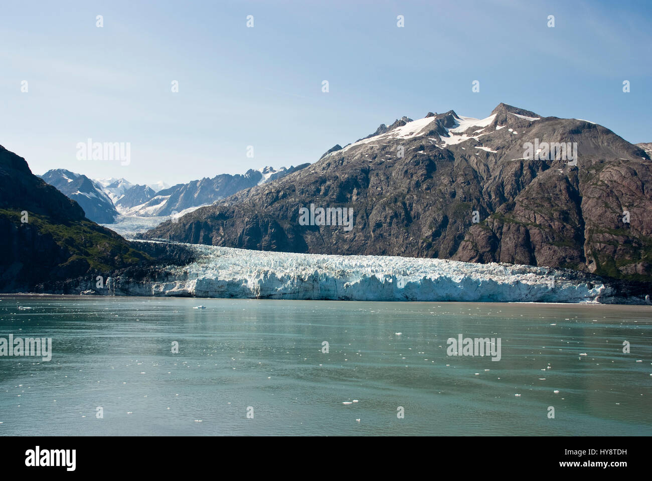 USA Alaska, Glacier Bay Nationalpark und Konserve, UNESCO - Weltkulturerbe, UNESCO - Biosphärenreservat, Johns Hopkins Gletscher, Travel dest Stockfoto