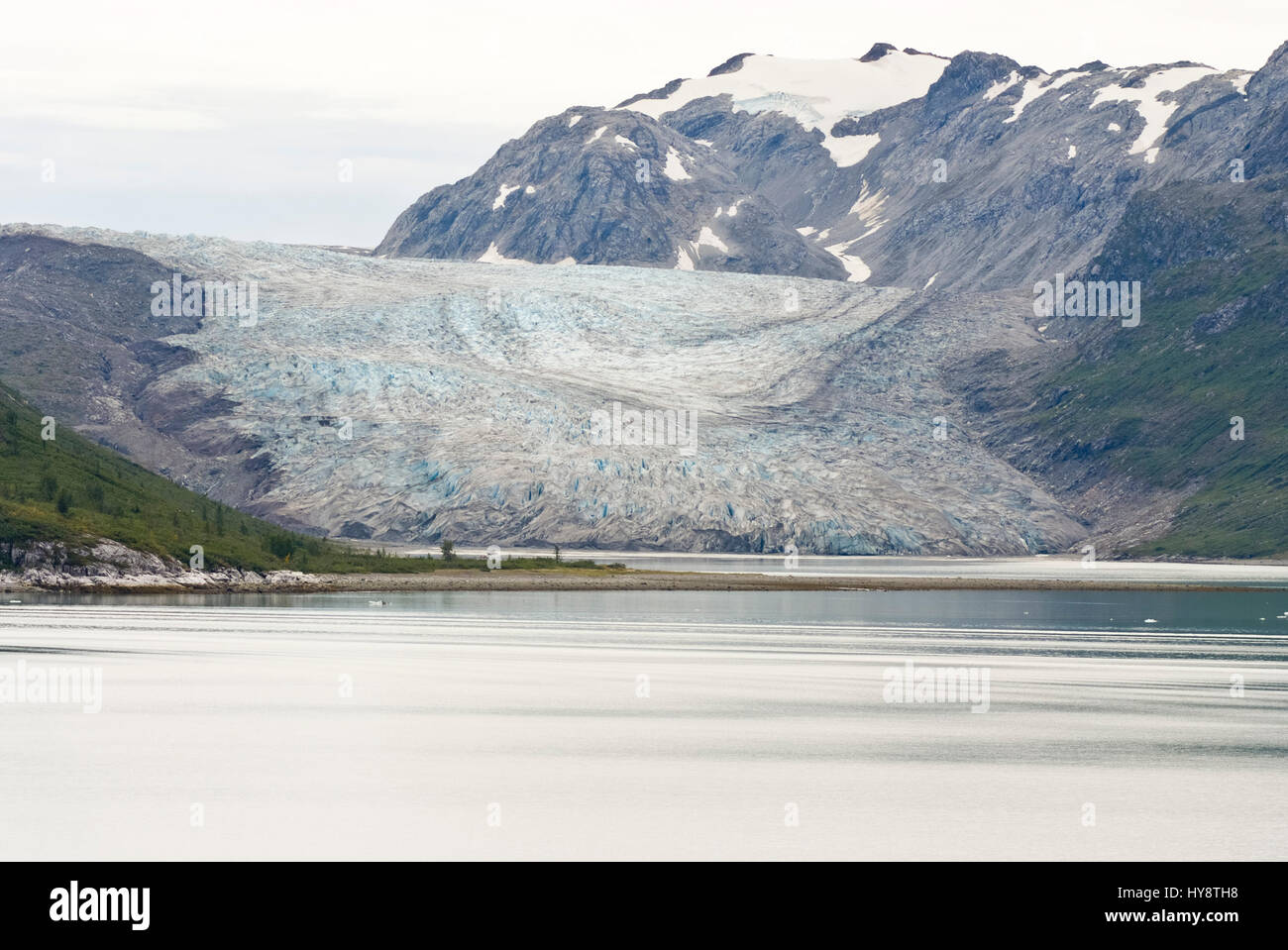 USA Alaska, Glacier Bay Nationalpark und Konserve, UNESCO - Weltkulturerbe, UNESCO - Biosphärenreservat, Johns Hopkins Gletscher, Travel dest Stockfoto