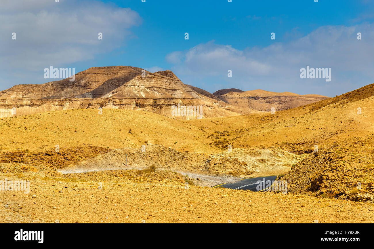 Judäischen Wüste in der Nähe von Qumran - Israel Stockfoto