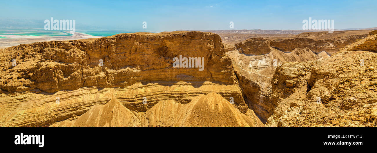 Judäischen Wüste in der Nähe von Qumran - Israel Stockfoto
