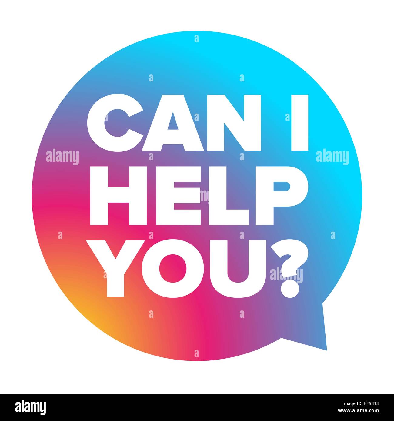 Cai, ich helfe Ihnen Vektor Stock Vektor